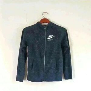 Nike Gray Zip-Up Hoodie